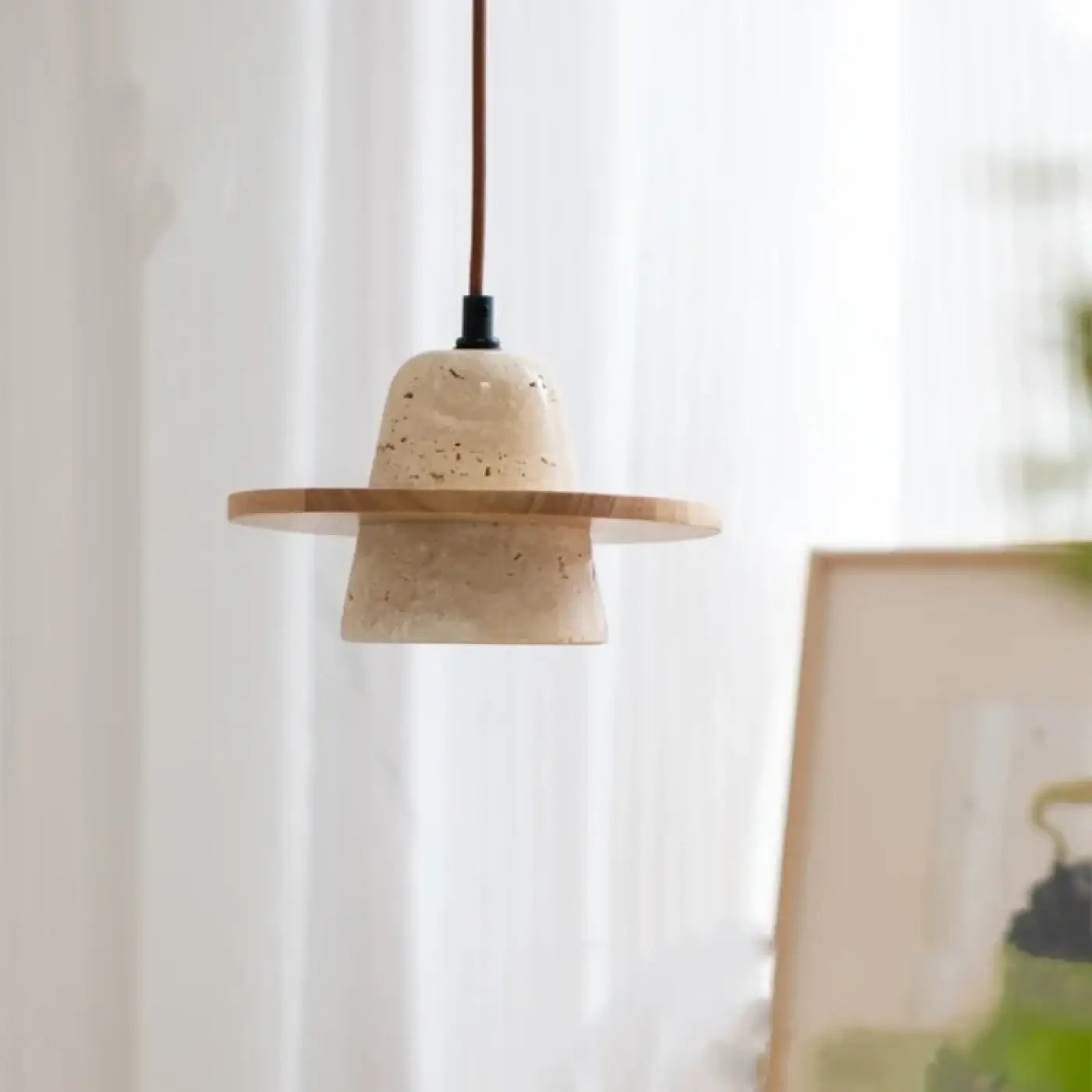 Suspension Luminaire Design en Bois - Minela