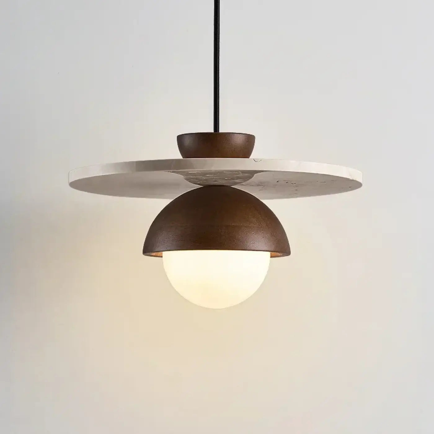 Suspension Luminaire Design en Bois - Beroque