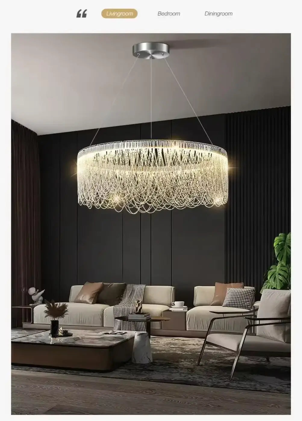 Suspension Luminaire Design en Metal - Lacas