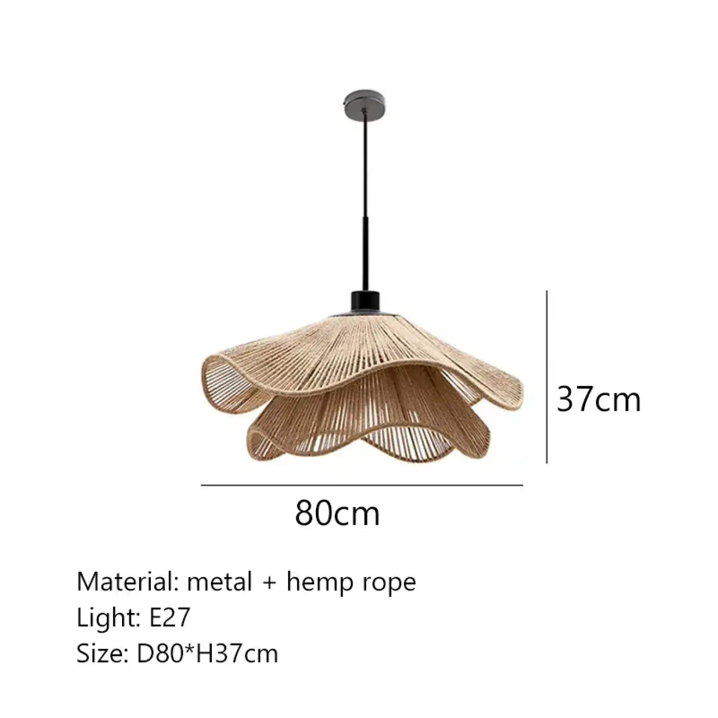 Suspension Luminaire Design en Rotin - Preocupe