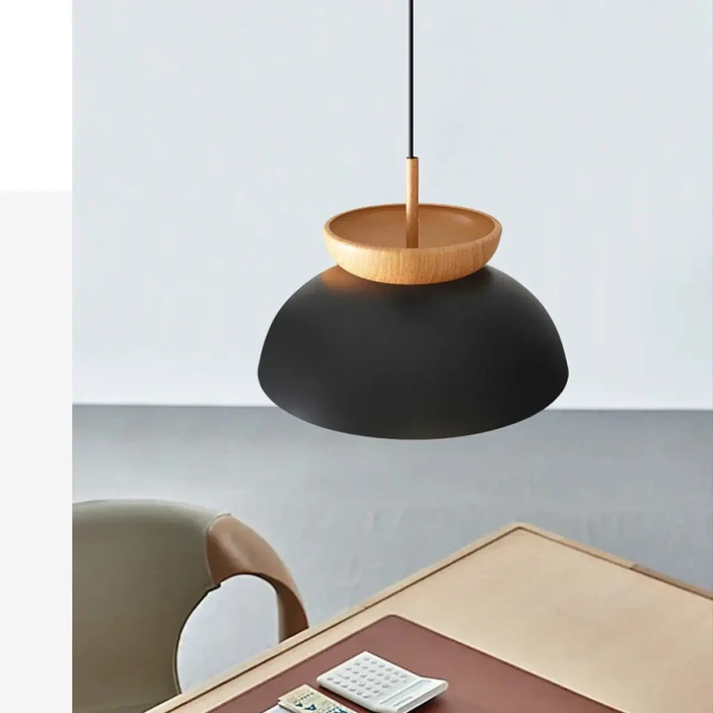 Suspension Luminaire Design en Bois - Dimera