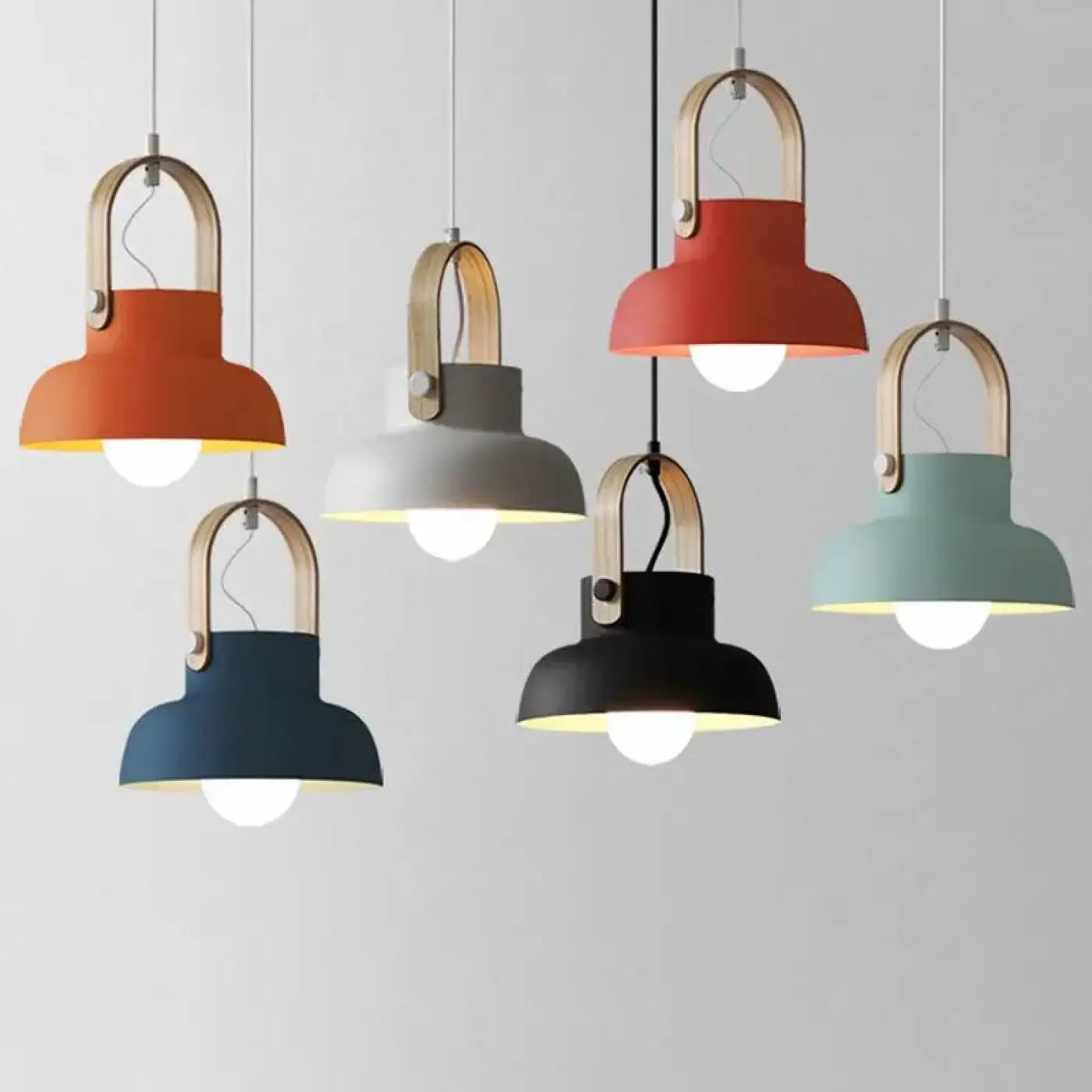 Suspension Luminaire Design en Bois - Ledina