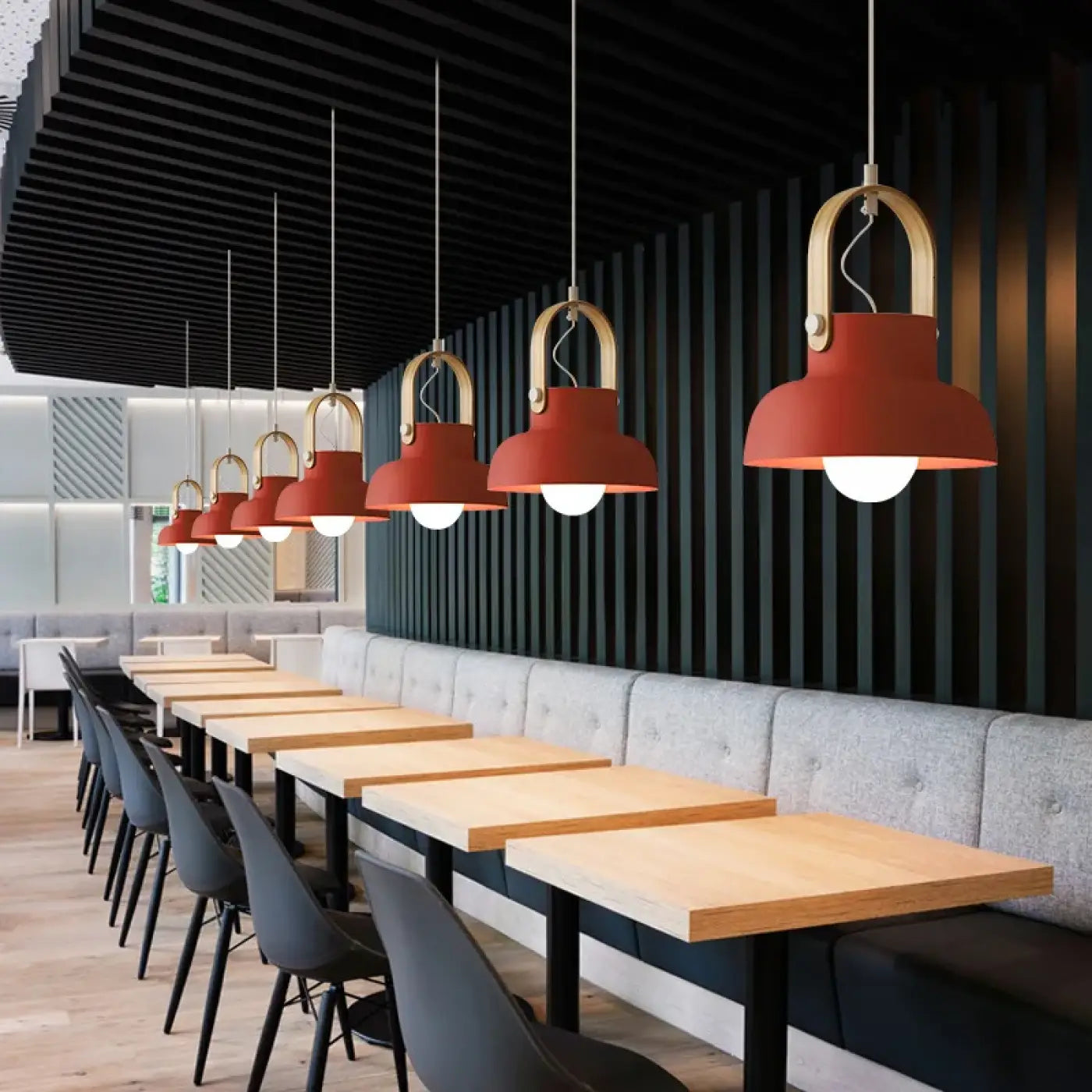 Suspension Luminaire Design en Bois - Ledina