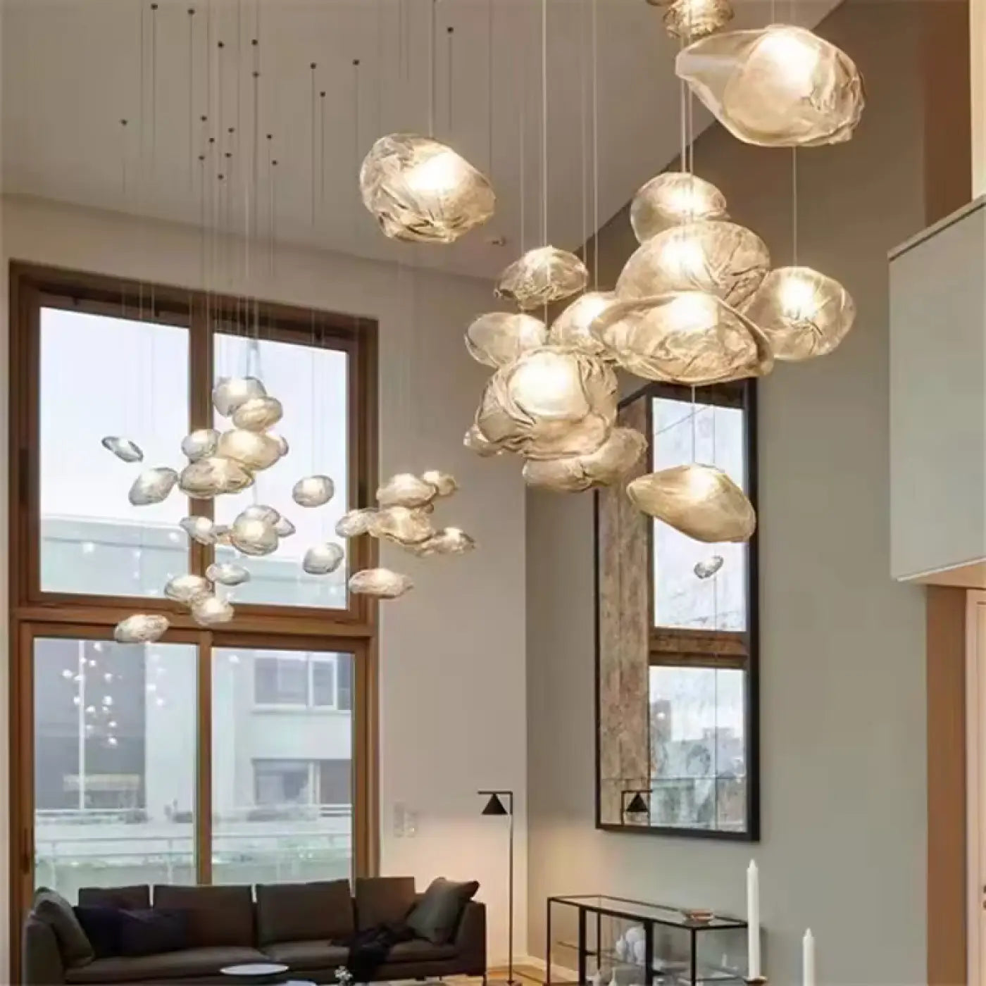 Suspension Luminaire Design en Verre - Alana