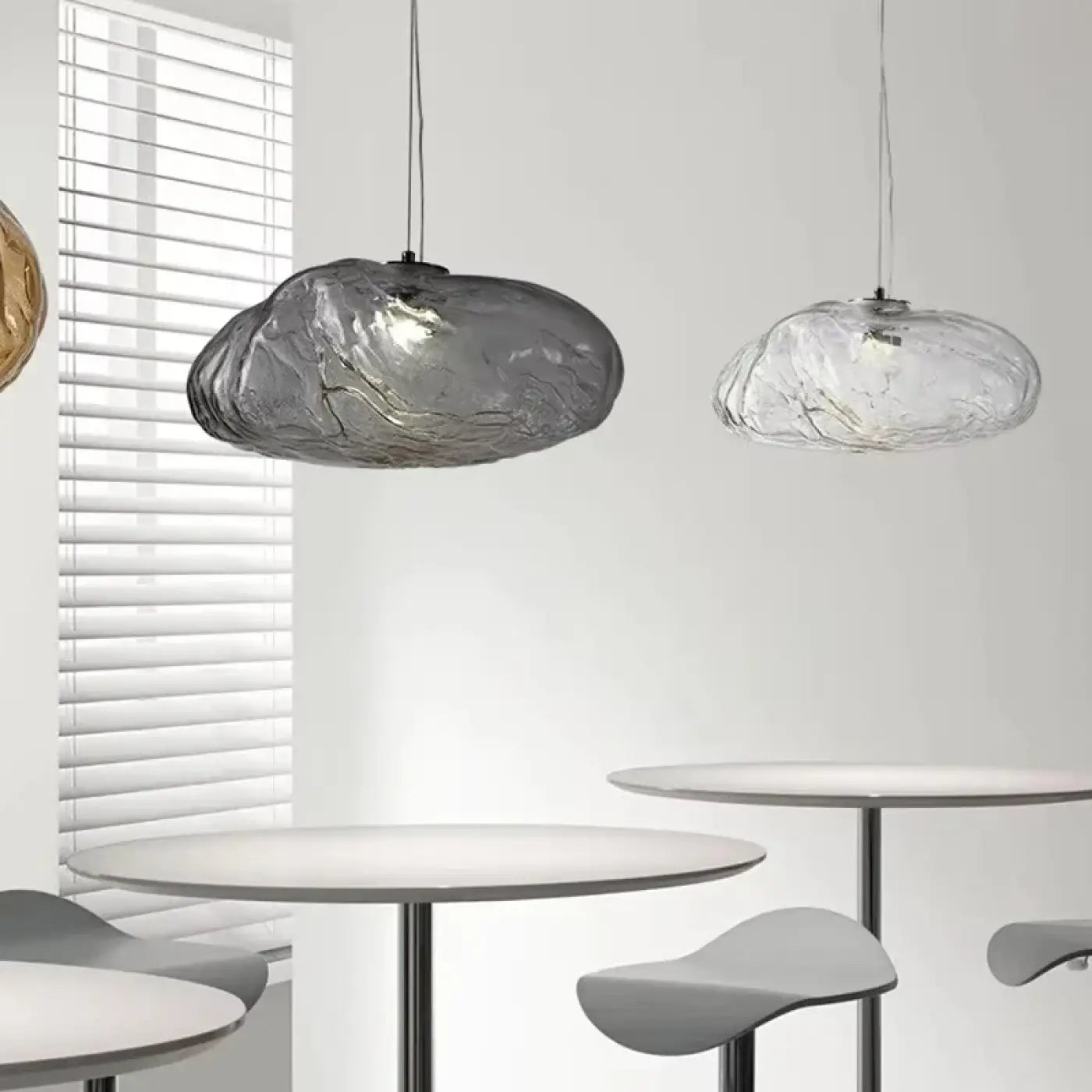 Suspension Luminaire Design en Verre - Alana