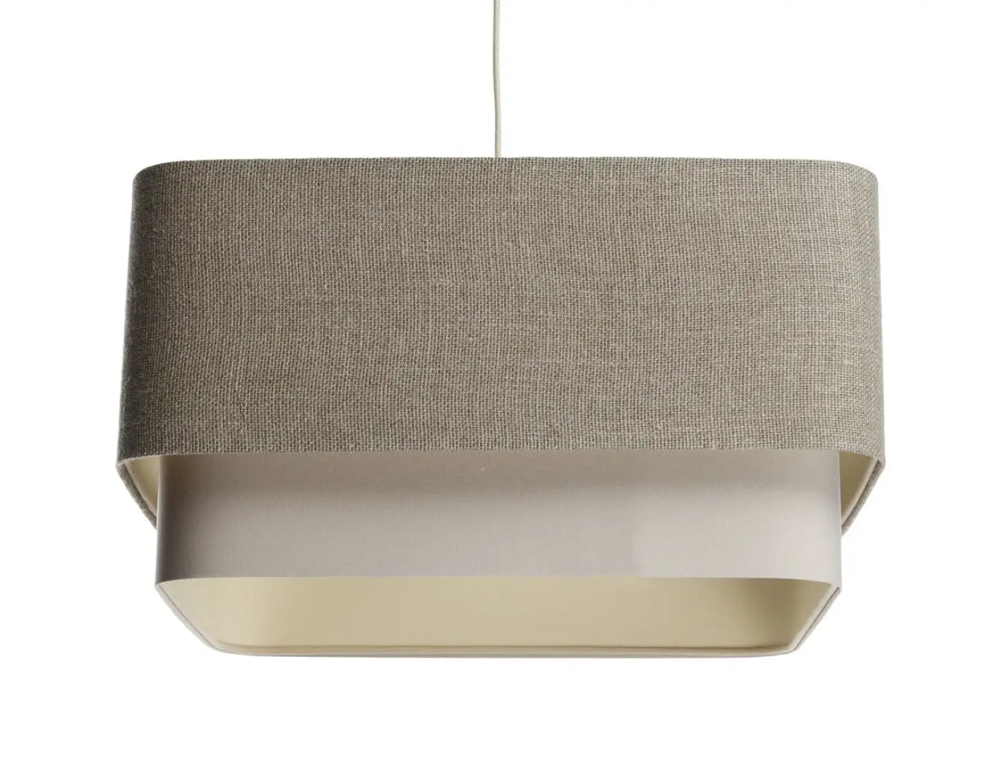 Suspension Luminaire Design - Kwadro Duo (Taupe)