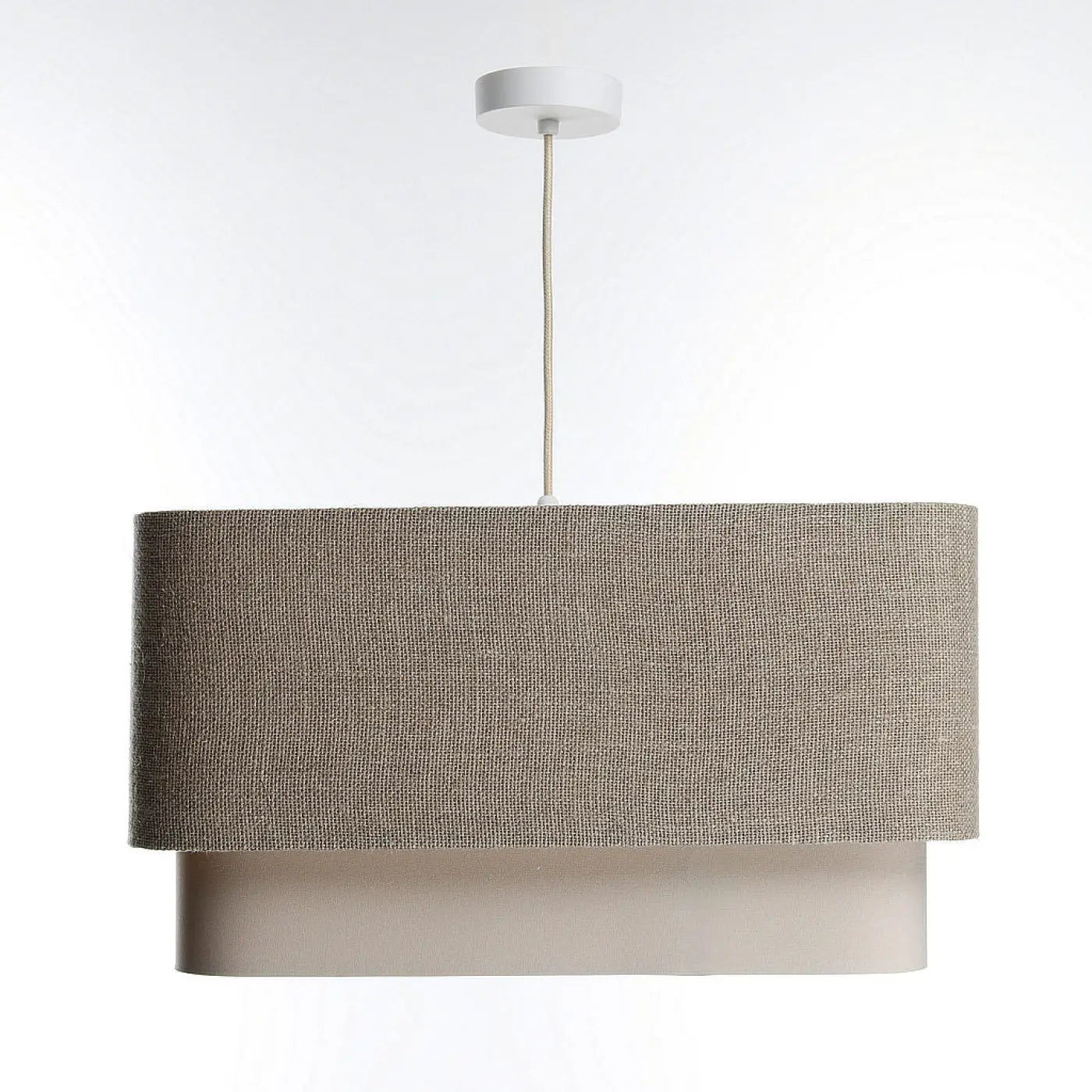 Suspension Luminaire Design - Kwadro Duo (Taupe)