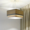 Suspension Luminaire Design - Kwadro Duo (Taupe)