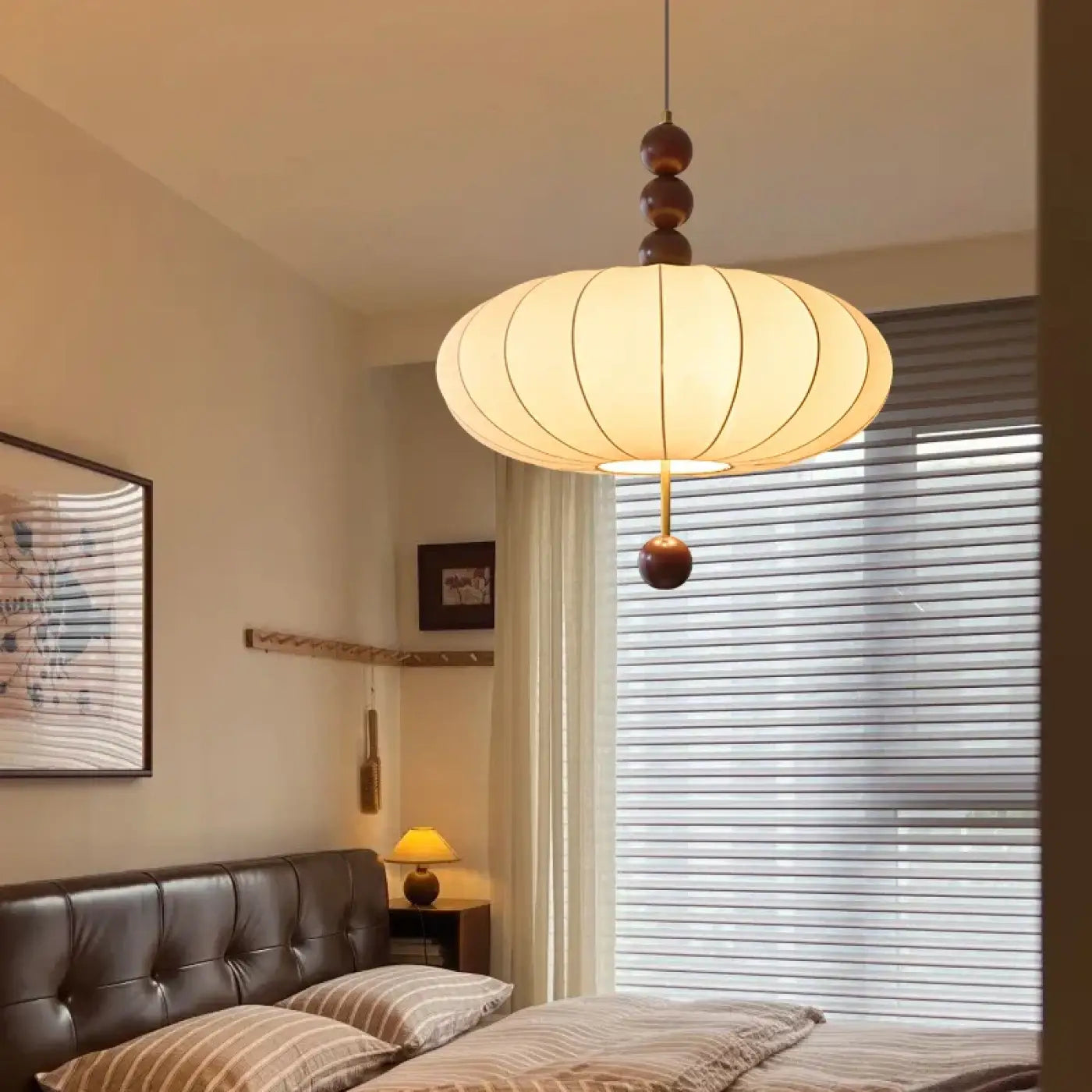 Suspension Luminaire Design en Tissu - Tibois