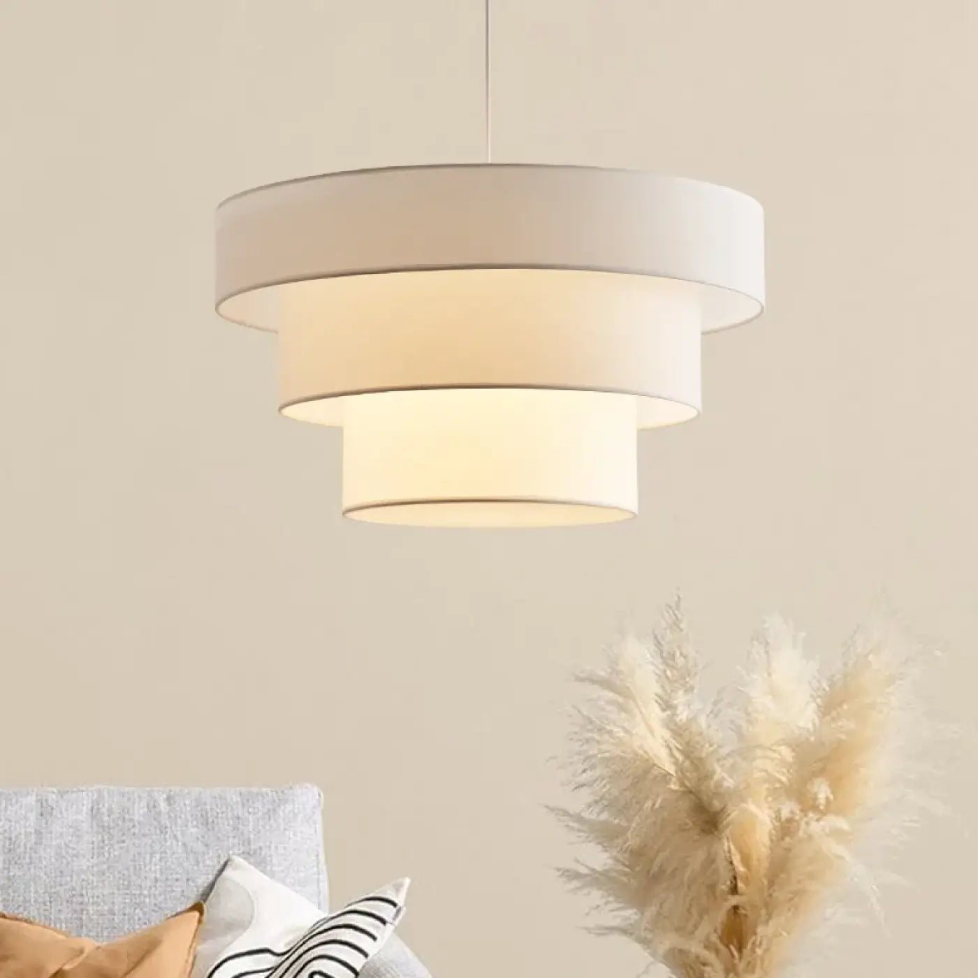 Suspension Luminaire Design en Tissu - Pipare