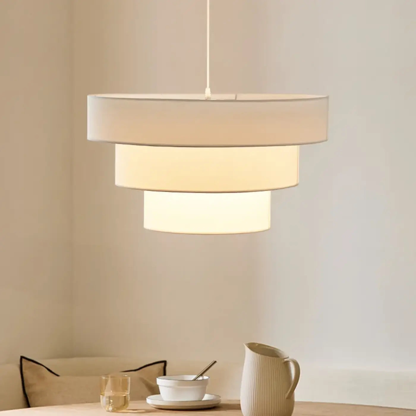 Suspension Luminaire Design en Tissu - Pipare