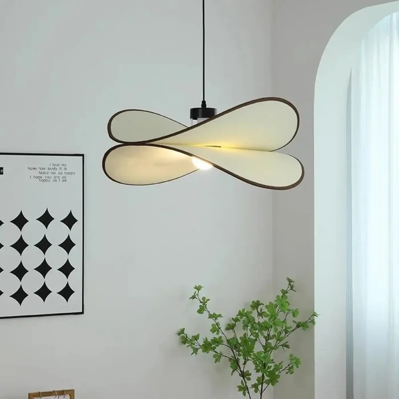 Suspension Luminaire Design en Tissu - Ganos