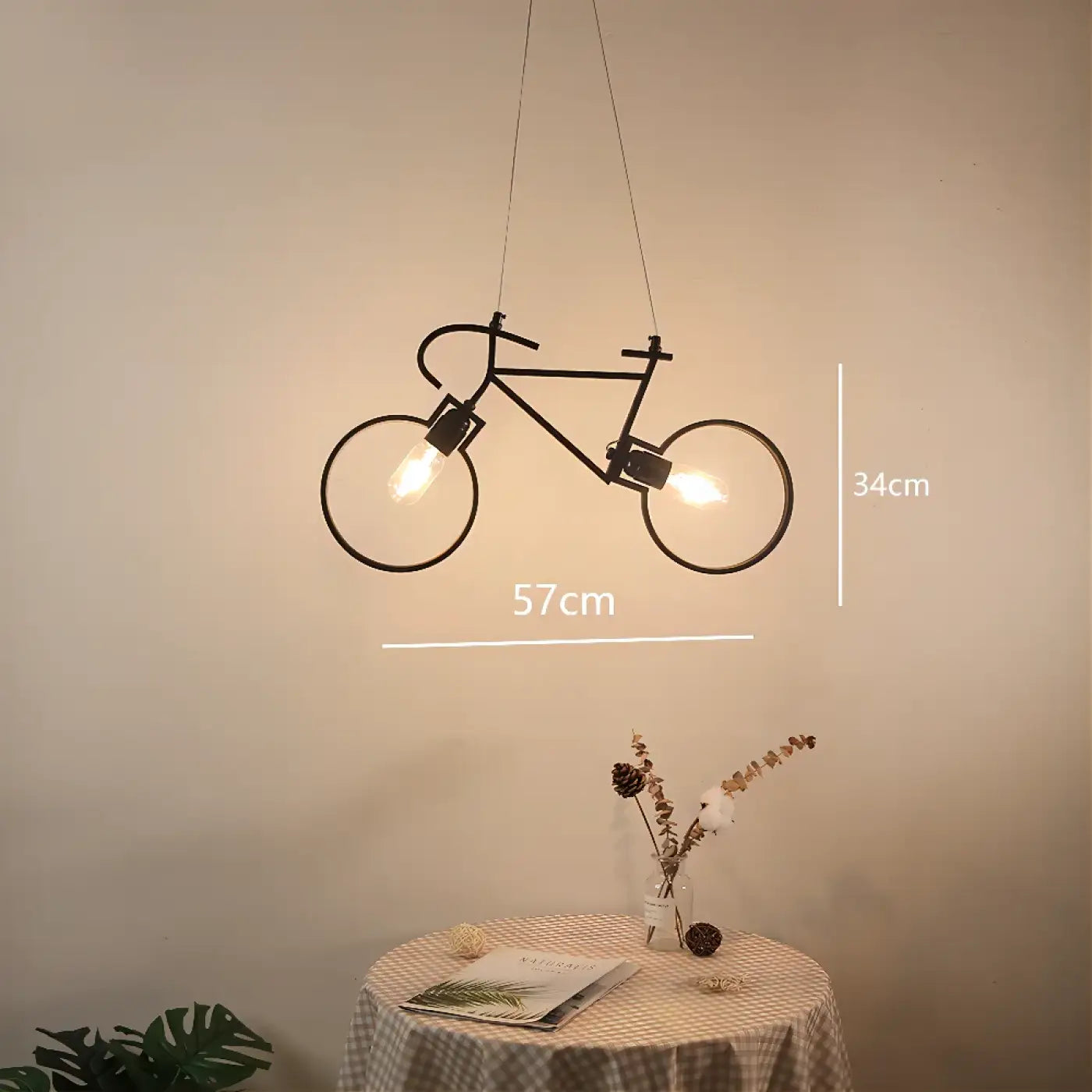 Suspension Luminaire Design en Metal - Dolu