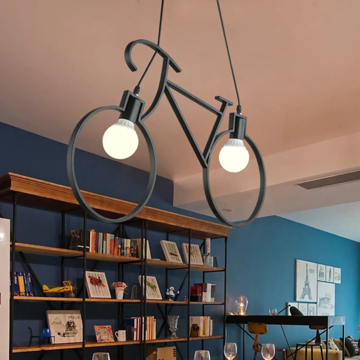 Suspension Luminaire Design en Metal - Dolu