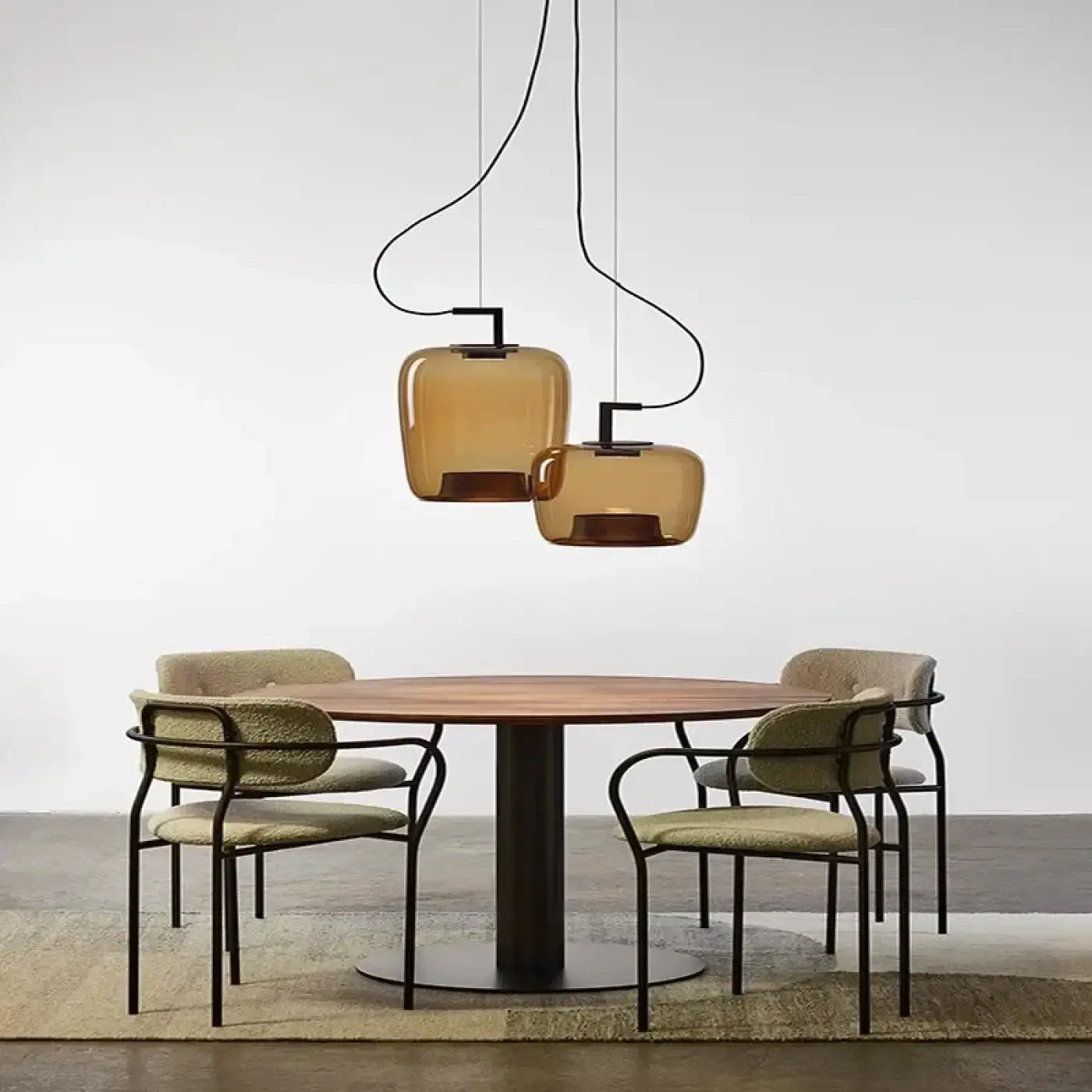 Suspension Luminaire Design en Verre - Truderu