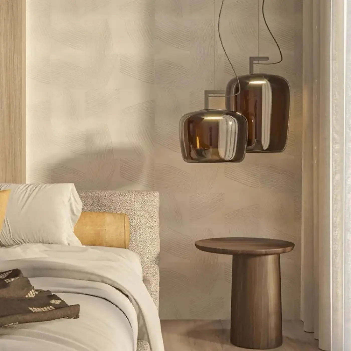 Suspension Luminaire Design en Verre - Truderu