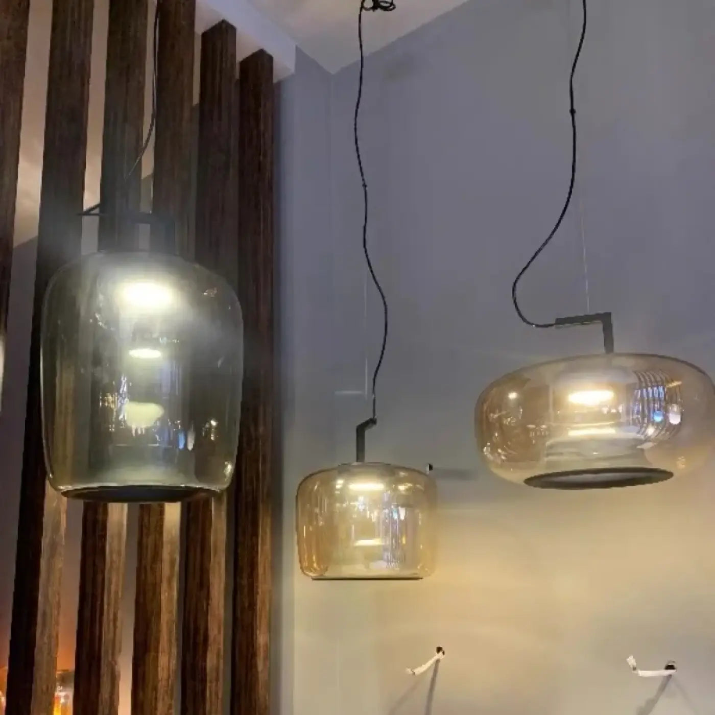 Suspension Luminaire Design en Verre - Truderu