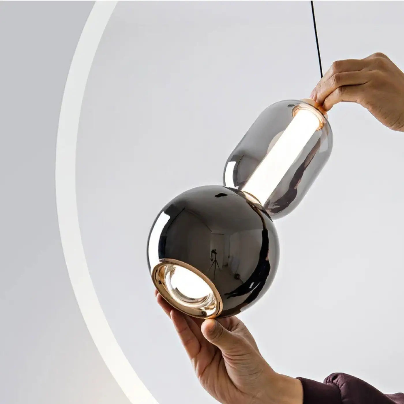 Suspension Luminaire Design en Verre - Fodose