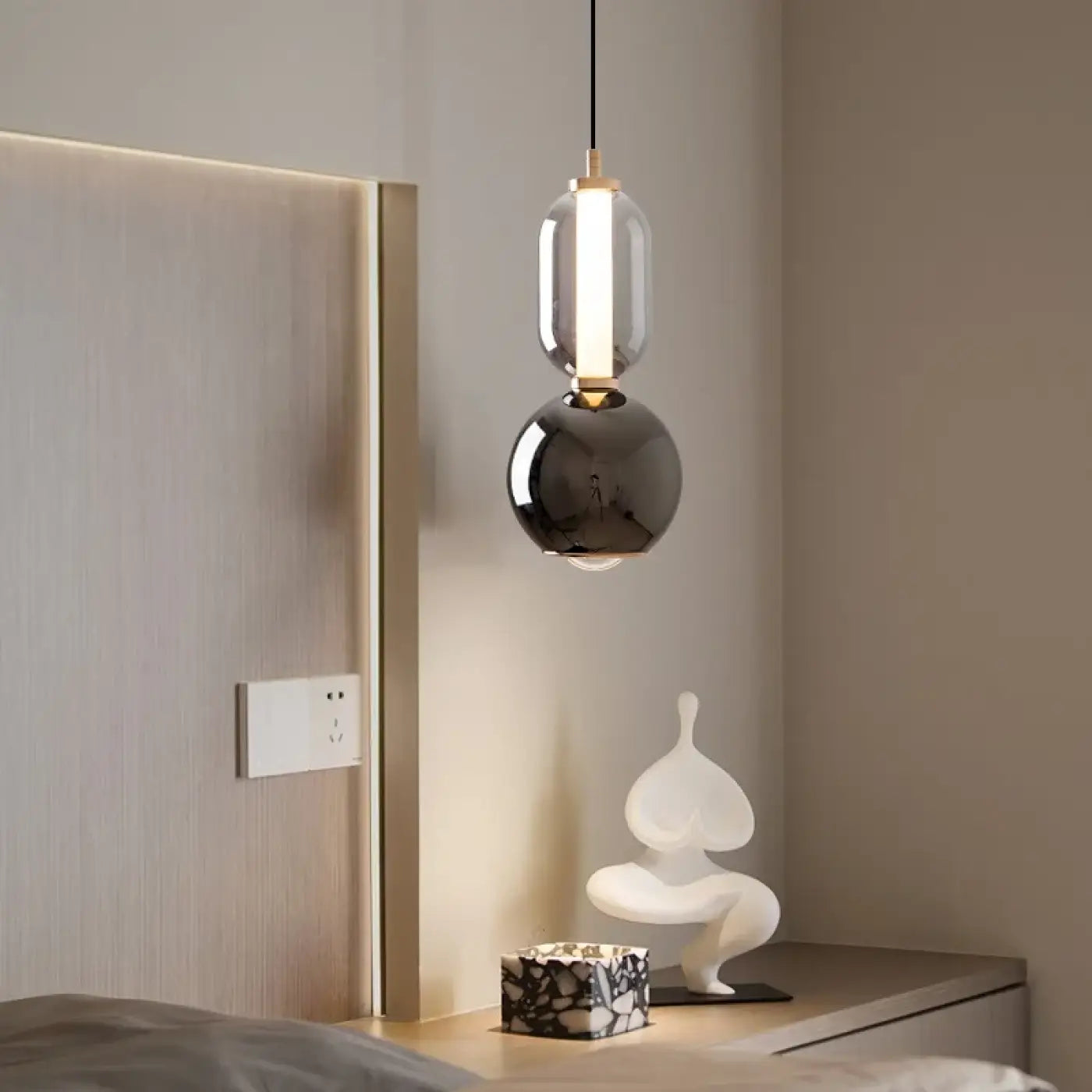 Suspension Luminaire Design en Verre - Fodose