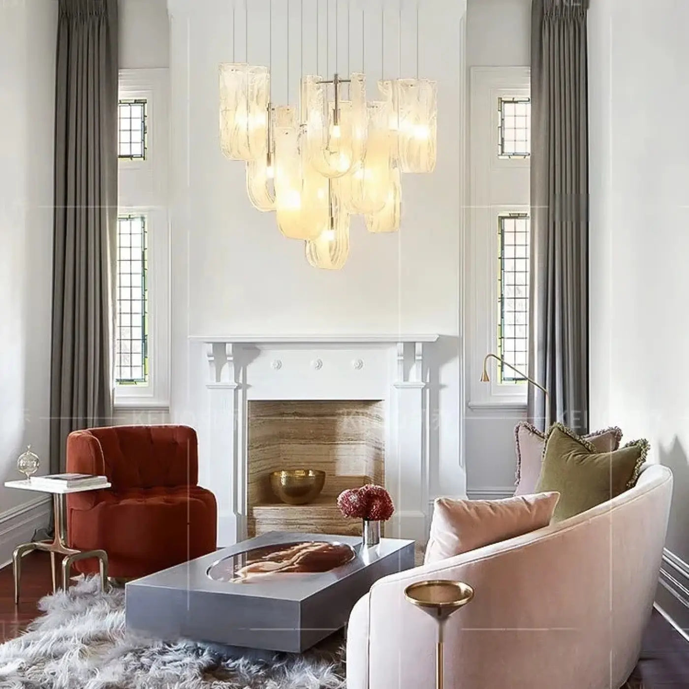 Suspension Luminaire Design en Verre - Parsent