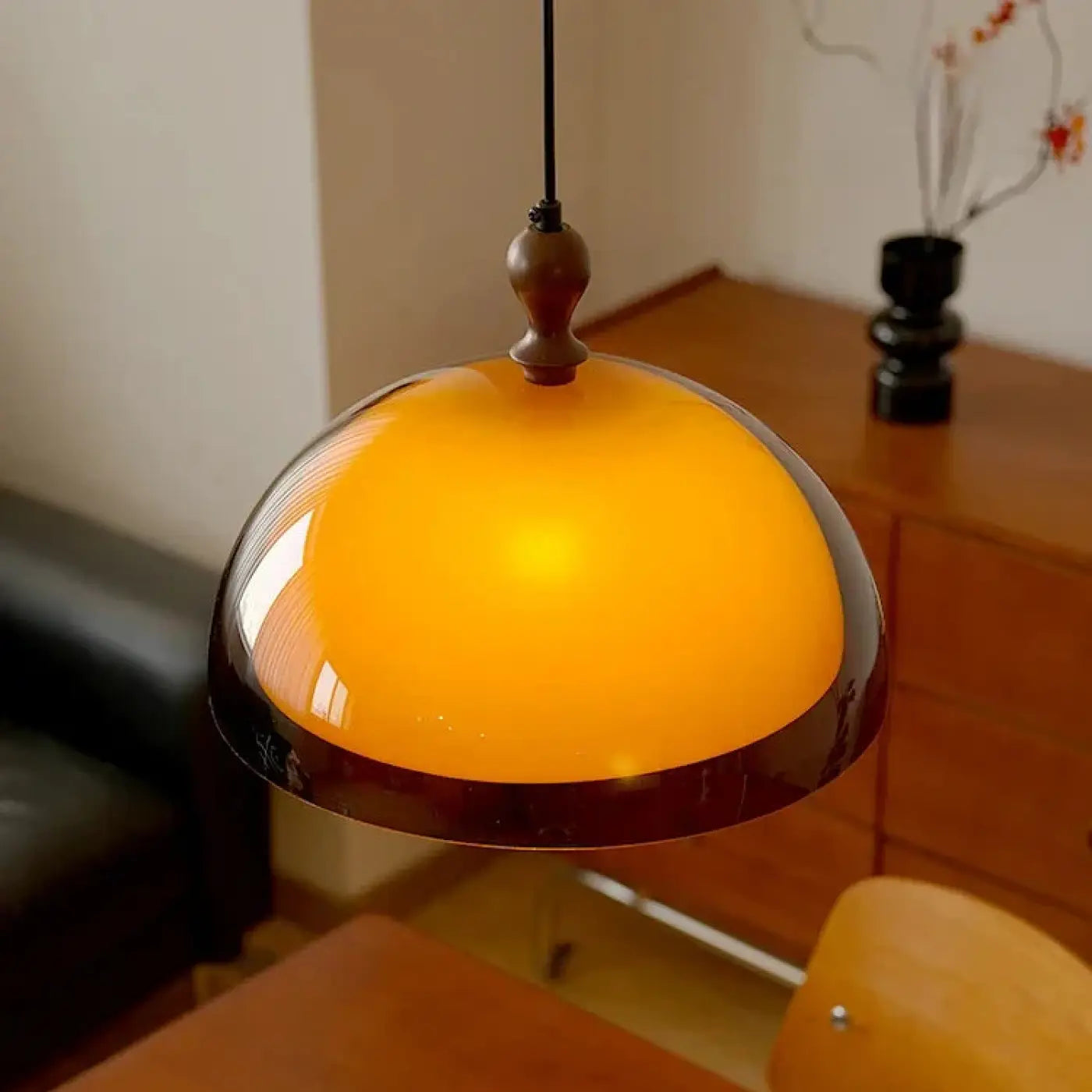 Suspension Luminaire Retro en Bois - Retoche