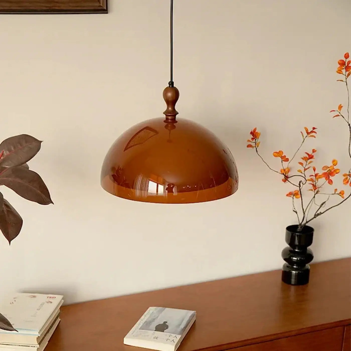 Suspension Luminaire Retro en Bois - Retoche