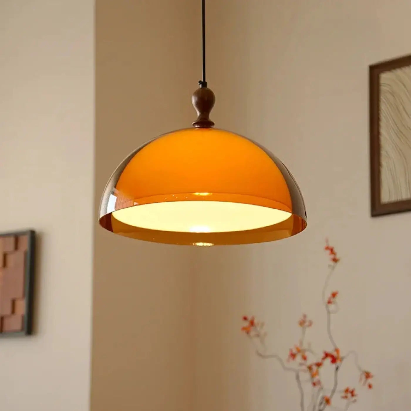 Suspension Luminaire Retro en Bois - Retoche