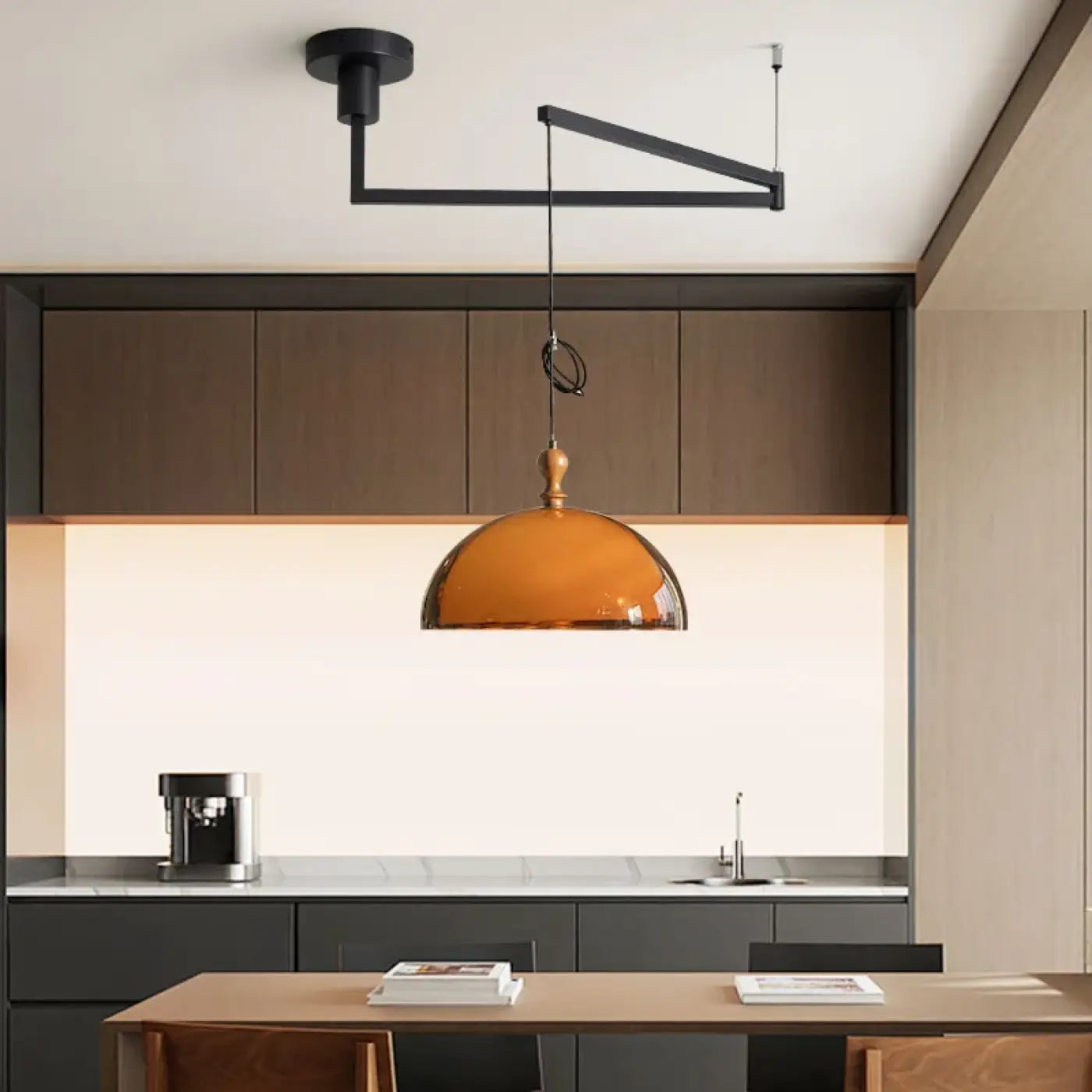 Suspension Luminaire Retro en Verre - Domey