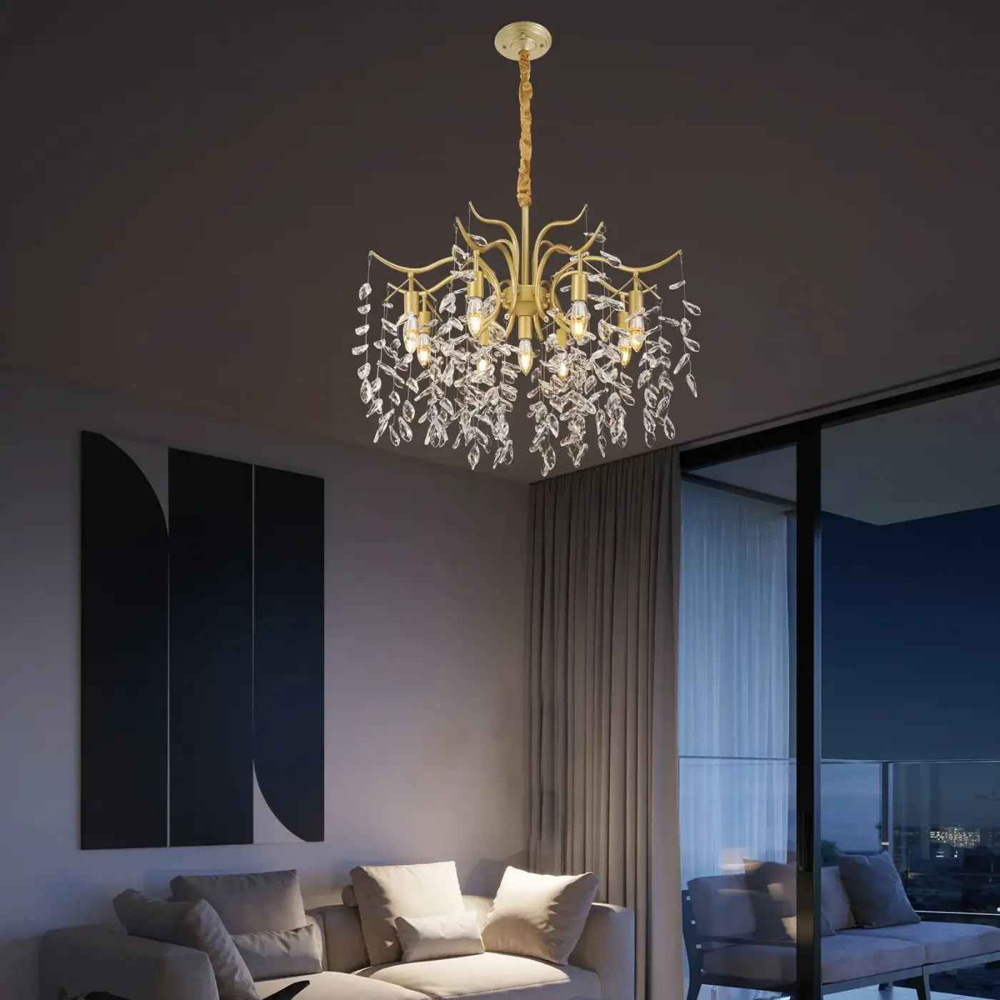 Suspension Luminaire Moderne en Cristal - Crimolu