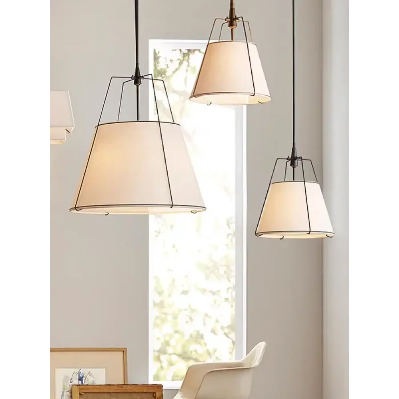 Suspension Luminaire en Tissu - Tissa