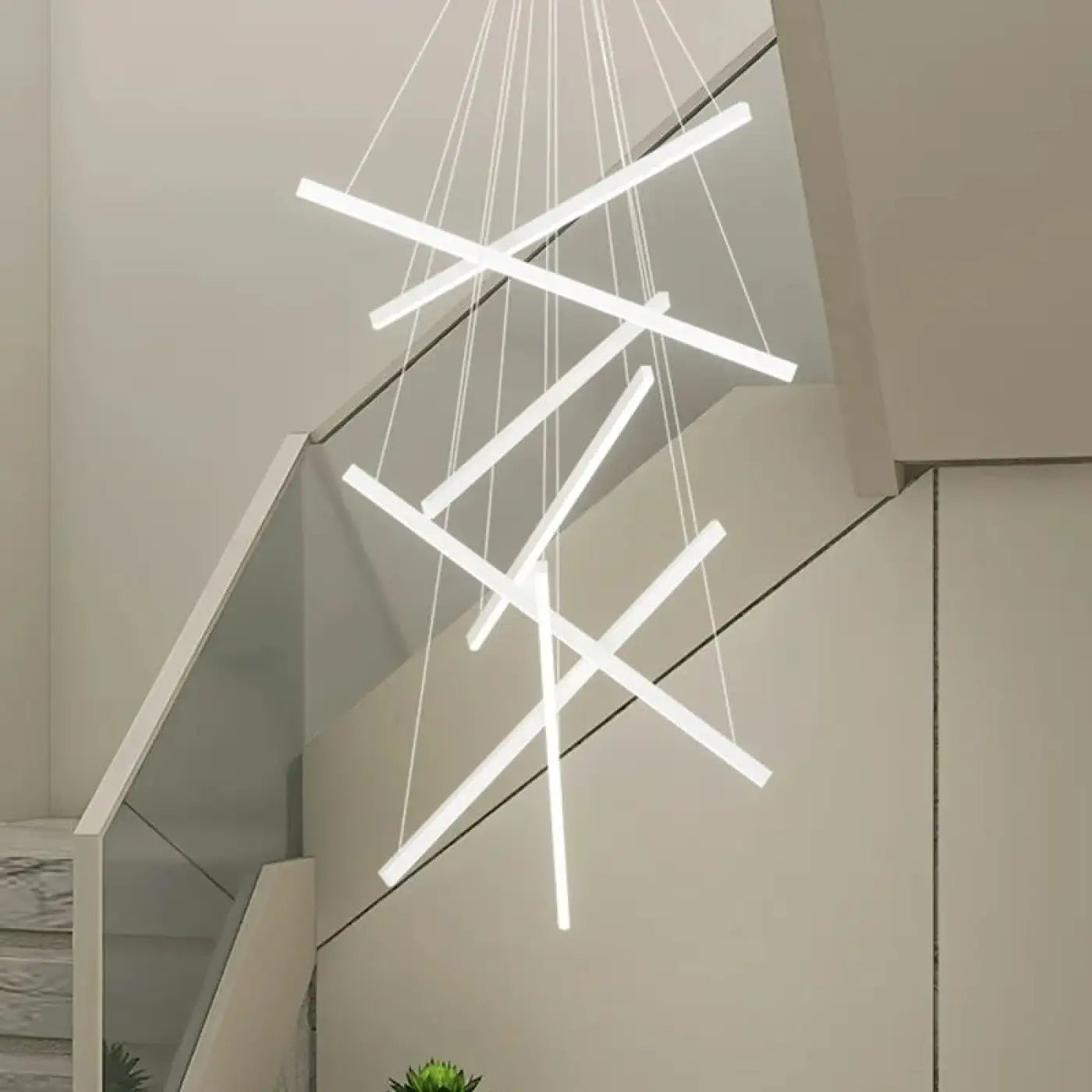 Suspension Luminaire - Escalier