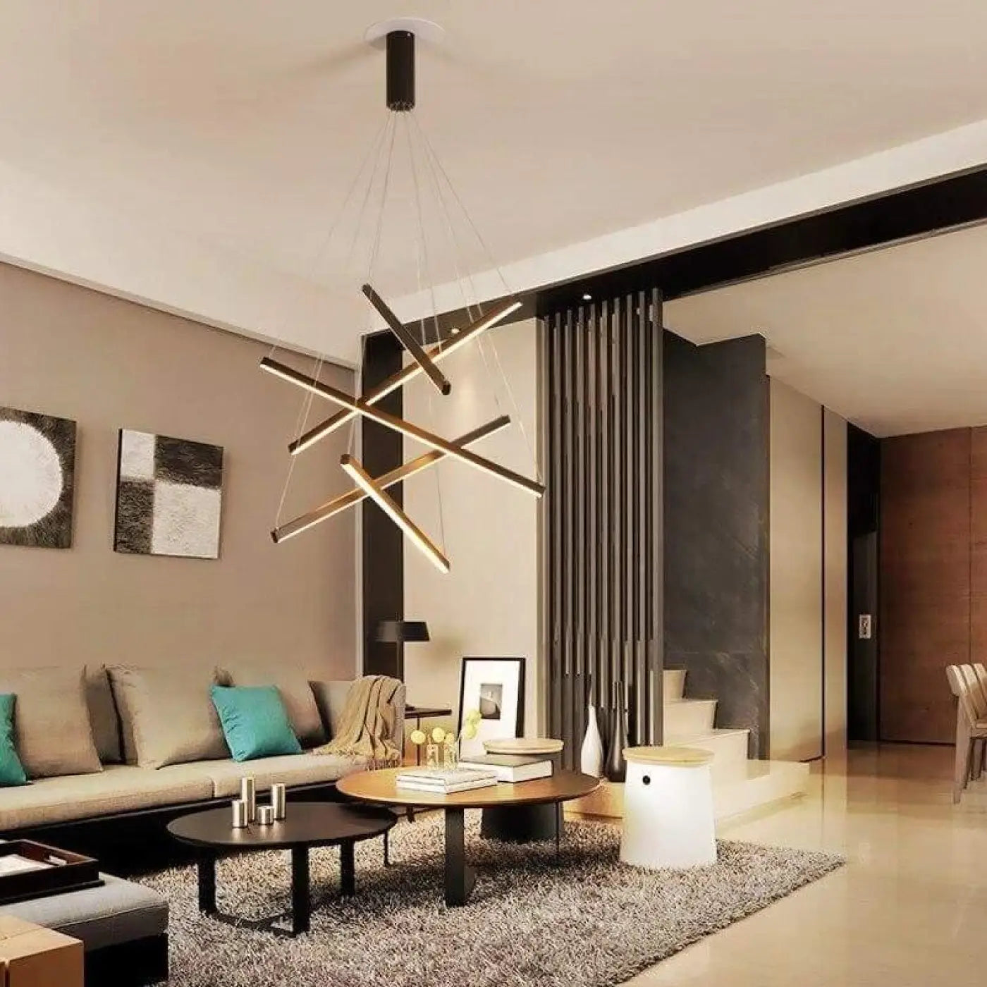 Suspension Luminaire - Escalier