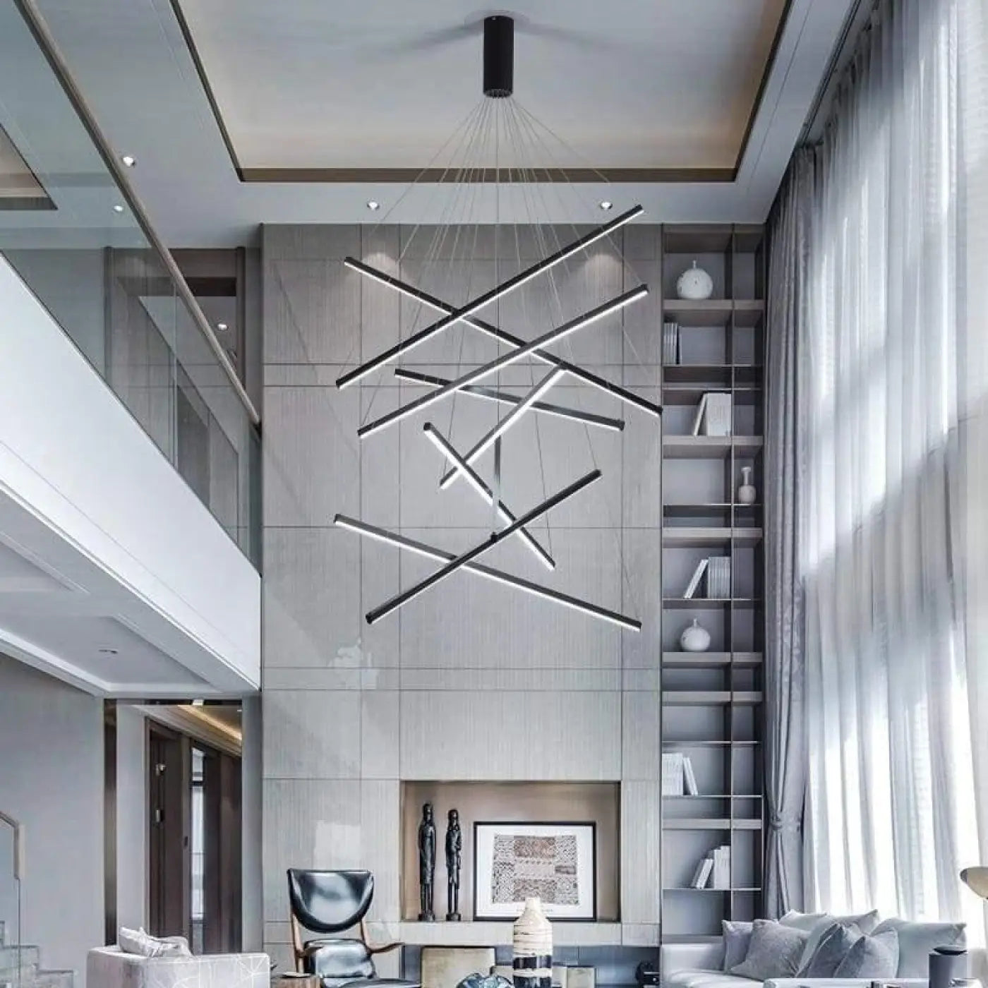 Suspension Luminaire - Escalier