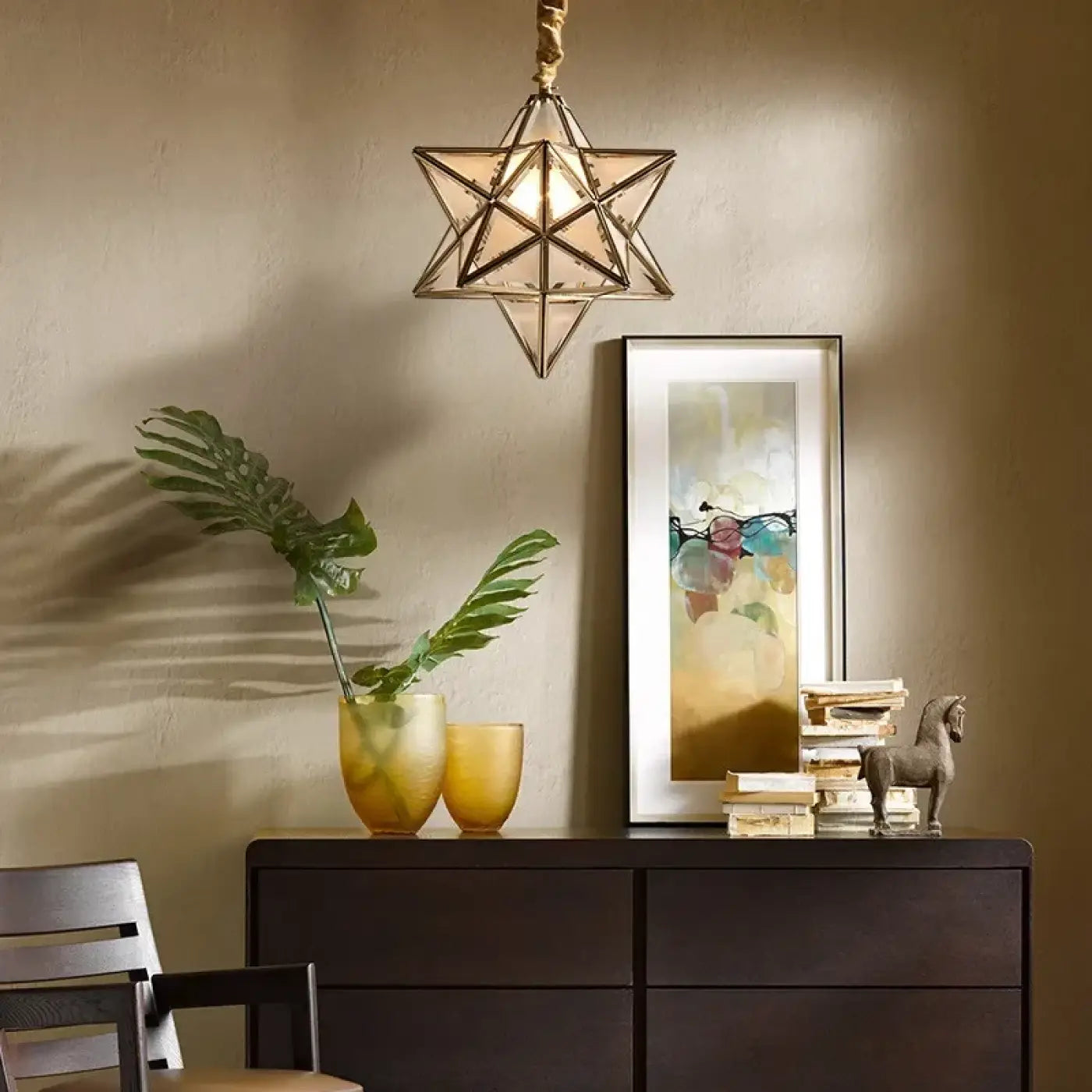 Suspension Luminaire Boheme en Verre - Staro