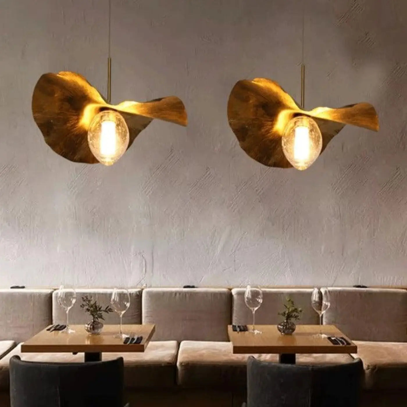 Suspension Luminaire - Feuille