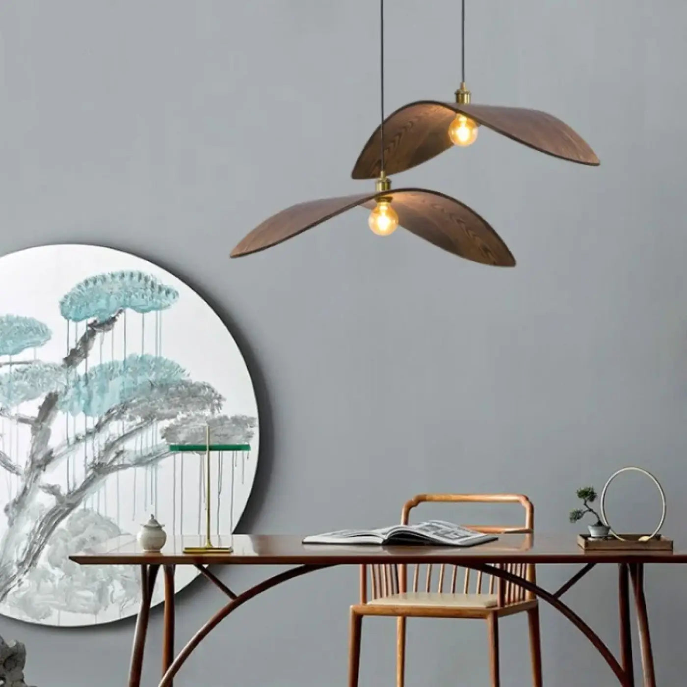 Suspension Luminaire Design en Bois - Fesi