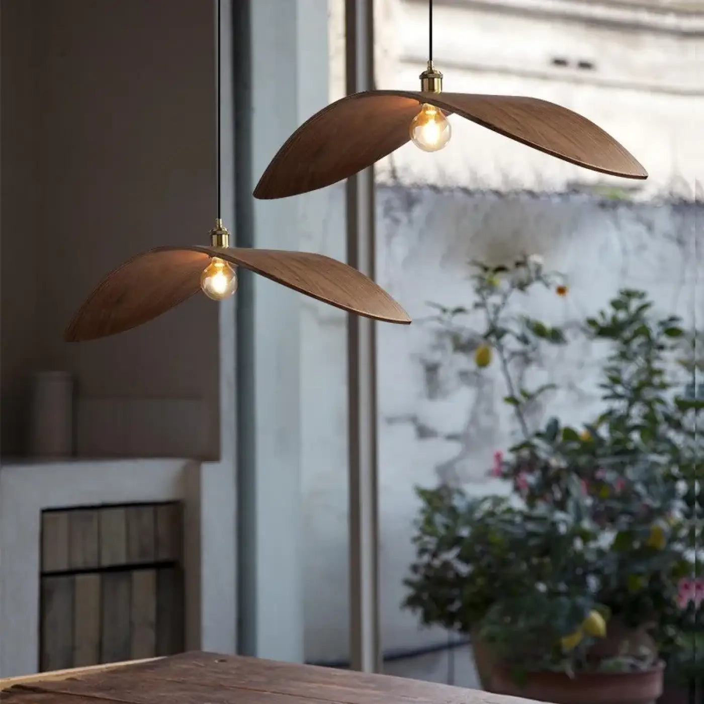 Suspension Luminaire Design en Bois - Fesi