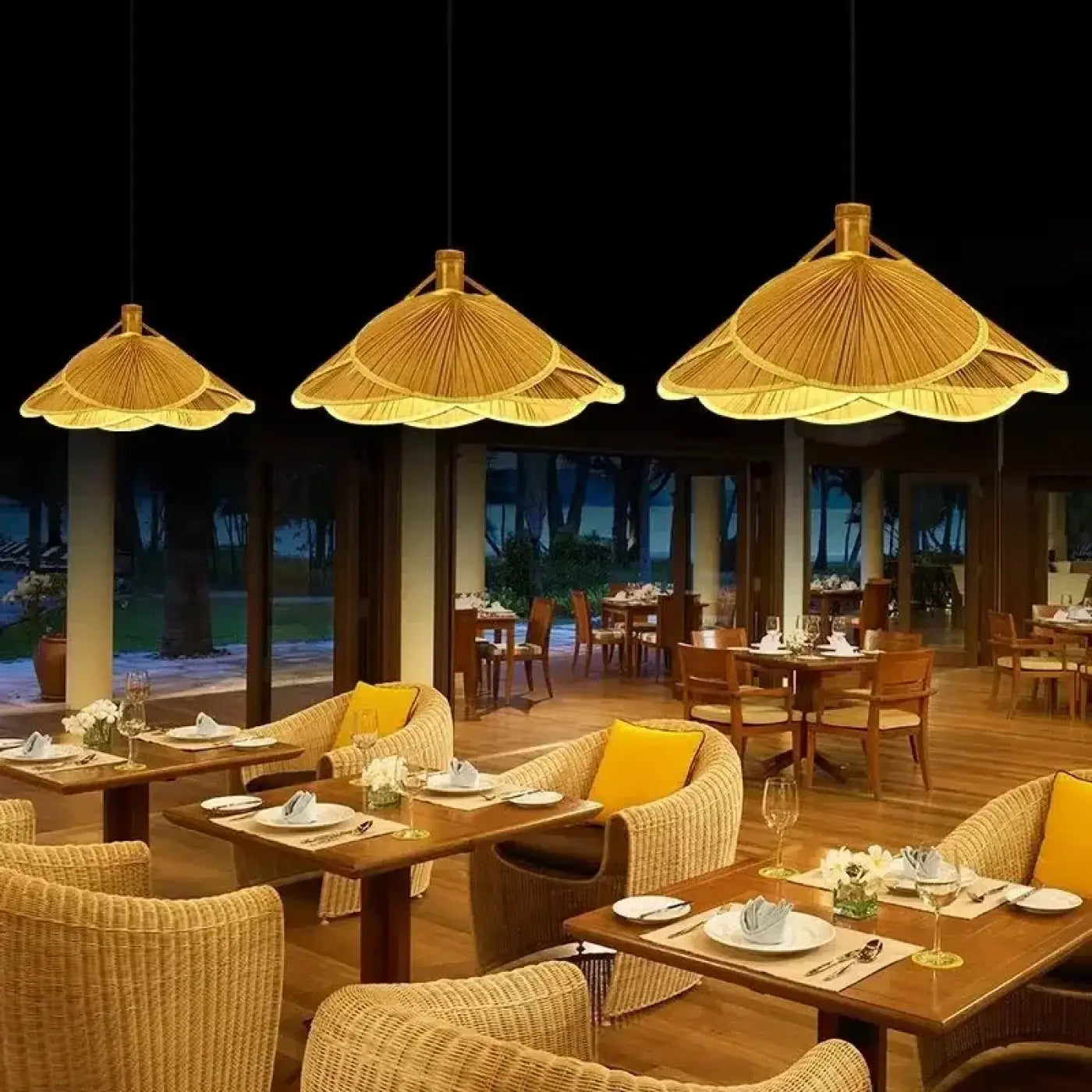 Suspension Luminaire en Bambou - Boufle