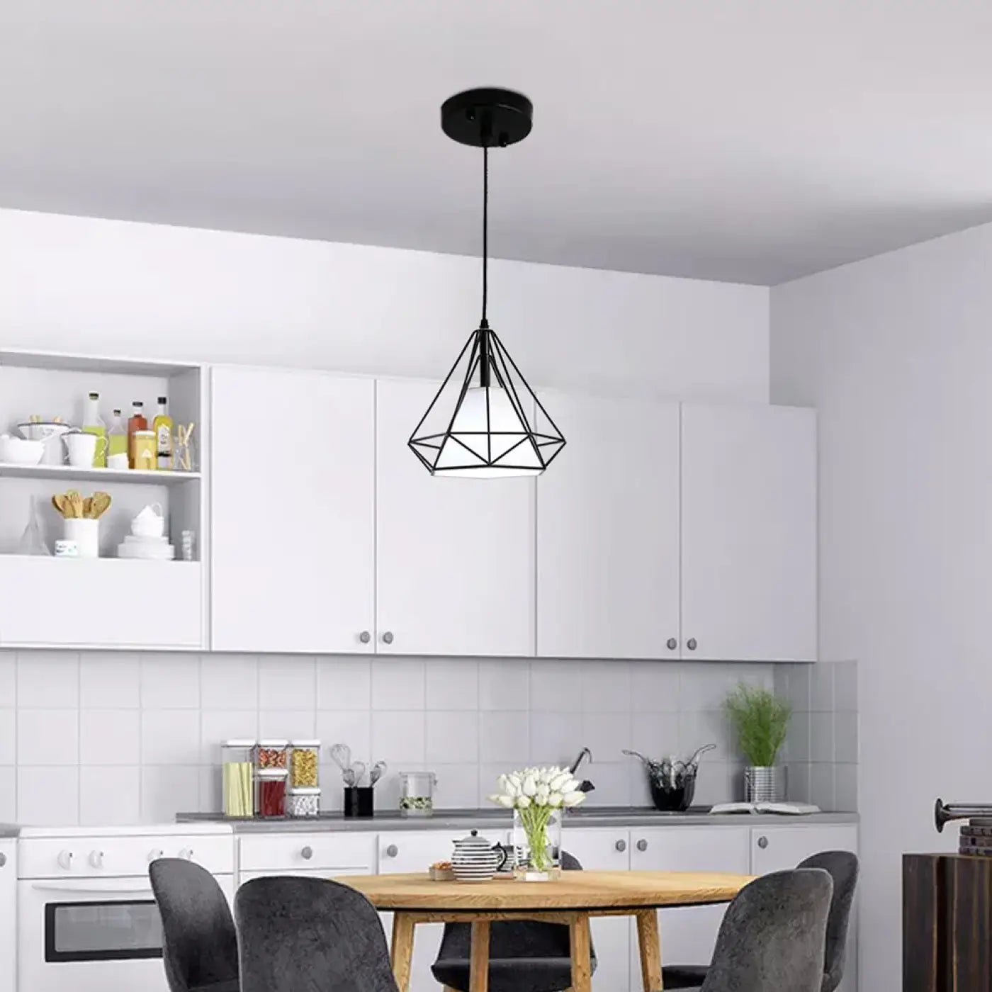 Suspension Luminaire en Metal - Geomi