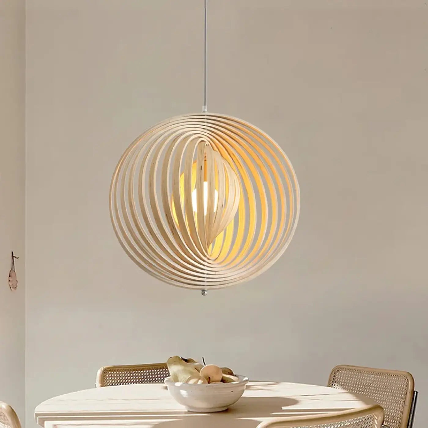 Suspension Luminaire Design en Bois - Gose