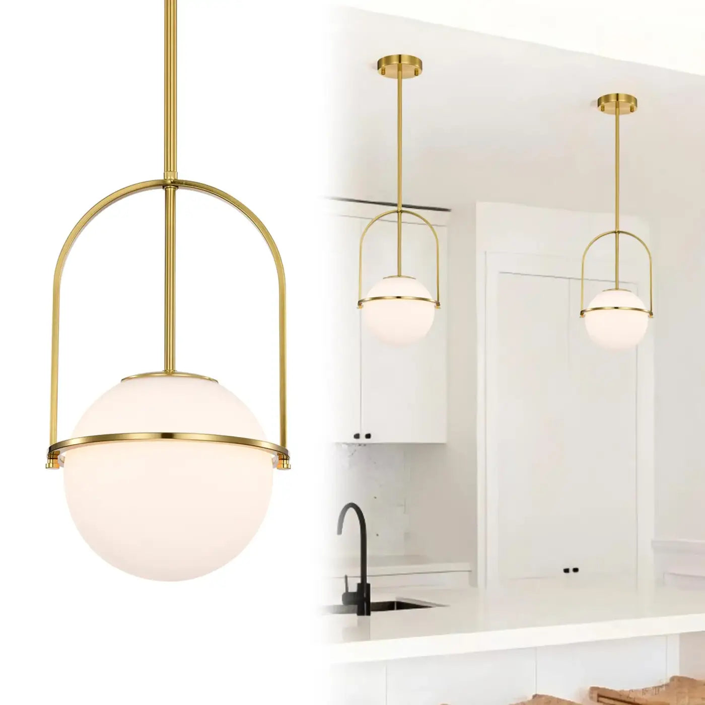 Suspension Luminaire Moderne en Verre - Palidos