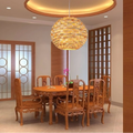 Suspension Luminaire Design en Bois - Vie