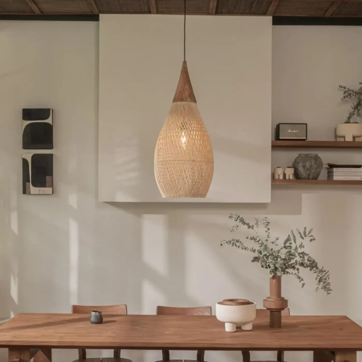 Suspension Luminaire en Rotin - Rano