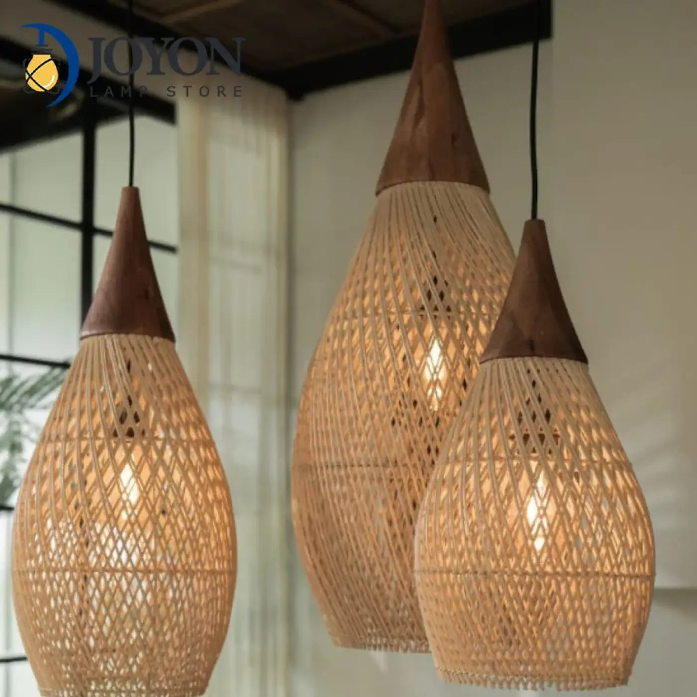 Suspension Luminaire en Rotin - Rano