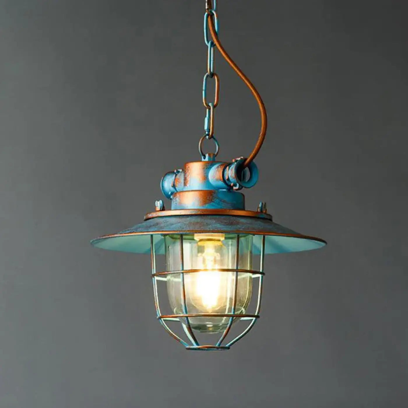Suspension Luminaire Retro en Metal - Cagel