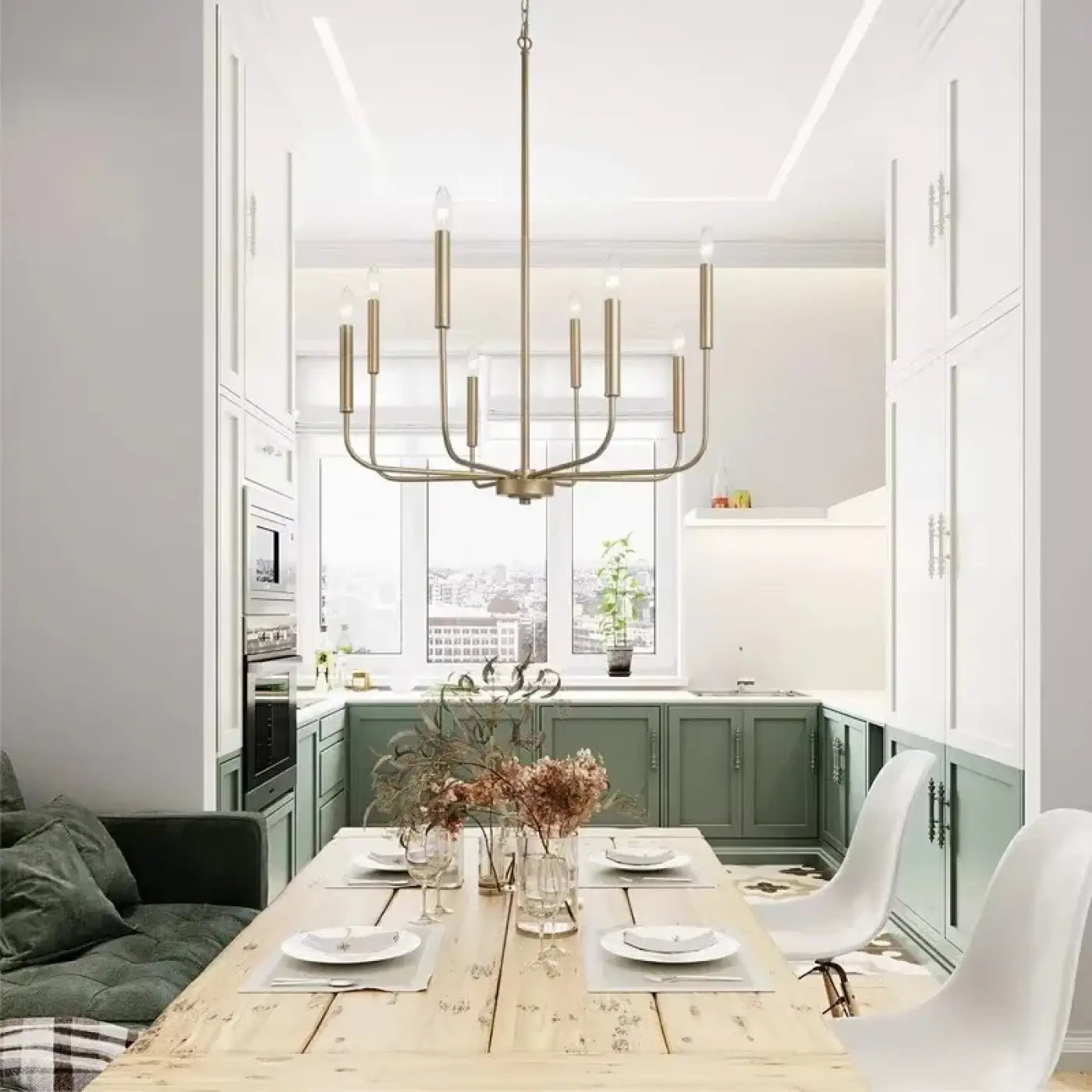 Suspension Luminaire Moderne en Laiton - Candy