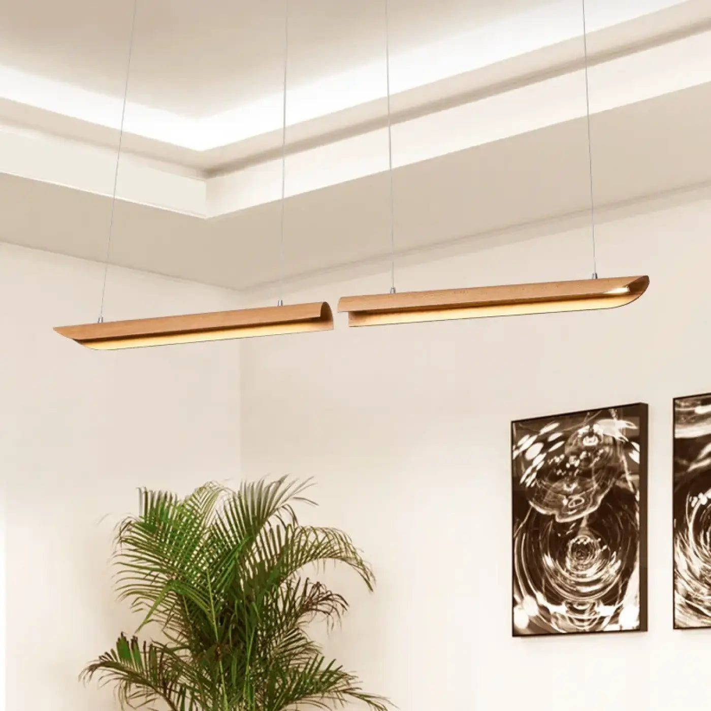 Suspension Luminaire Design en Bois - Zeno