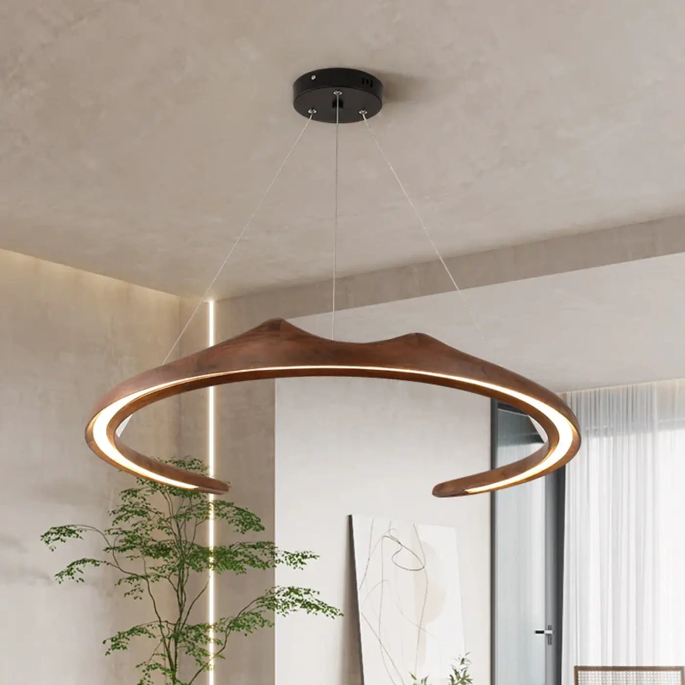 Suspension Luminaire Design en Bois - Unibo