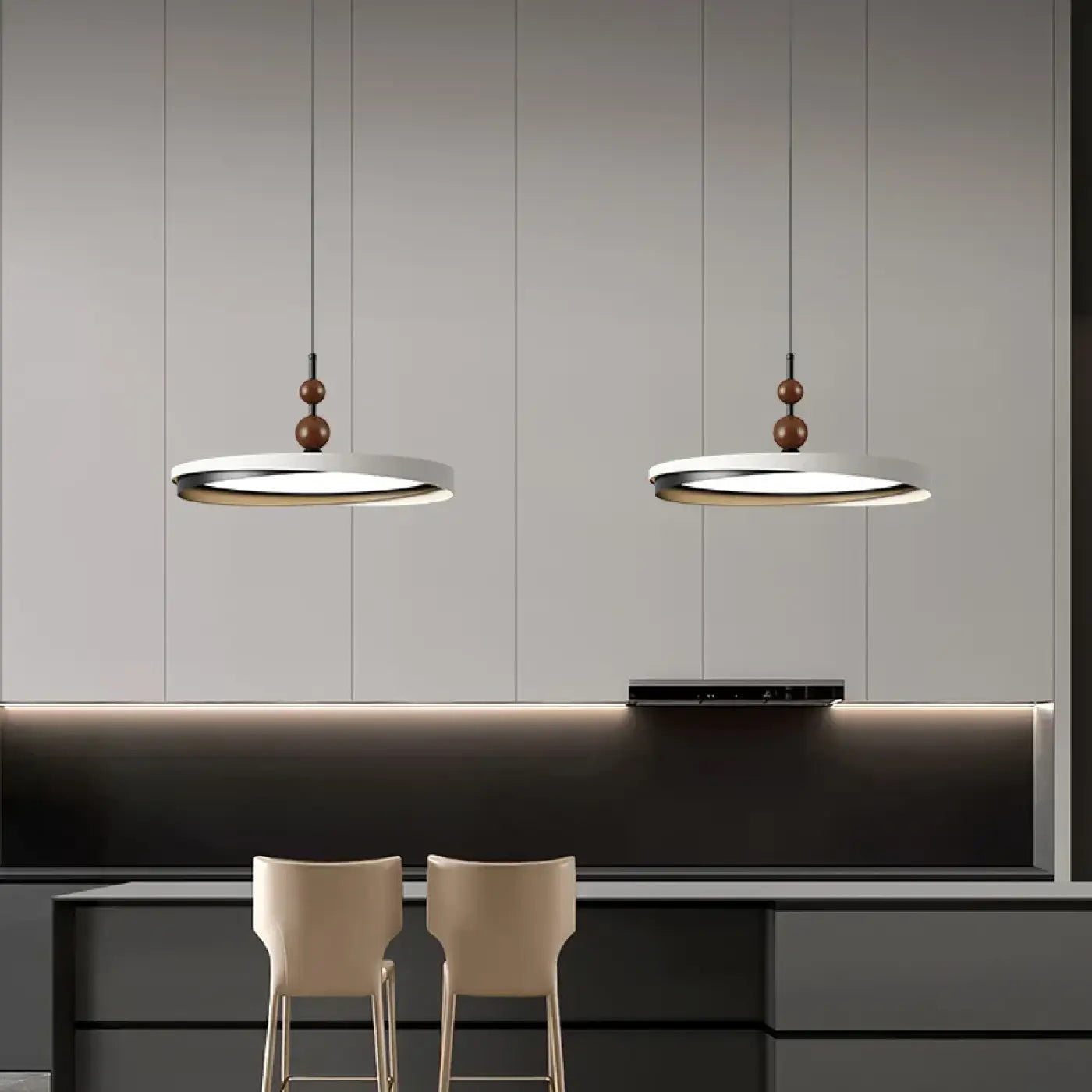 Suspension Luminaire Design en Bois - Rosign