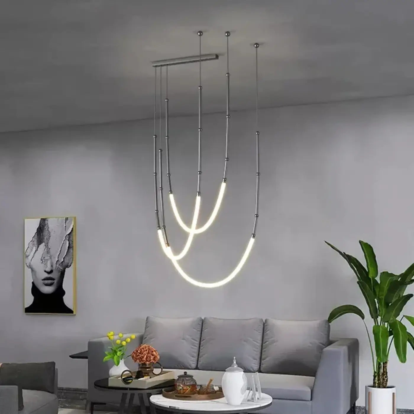 Suspension Luminaire Moderne - Fil